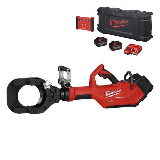 Milwaukee M18HSFC125R-802C 18V FORCE LOGIC™ 125mm Safety Cable Cutter with 2 x 8.0Ah Batteries
