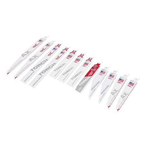 Milwaukee 13 Piece Sawzall Mixed Saw Blade Set 4