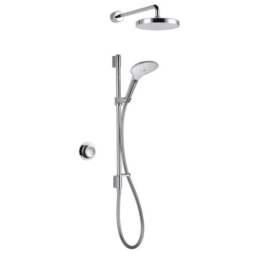Mira Mode Rear Fed Dual Shower Pumped for Gravity App Controlled