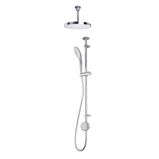 Mira Activate Dual Ceiling Fed High Pressure / Combi  Shower Chrome