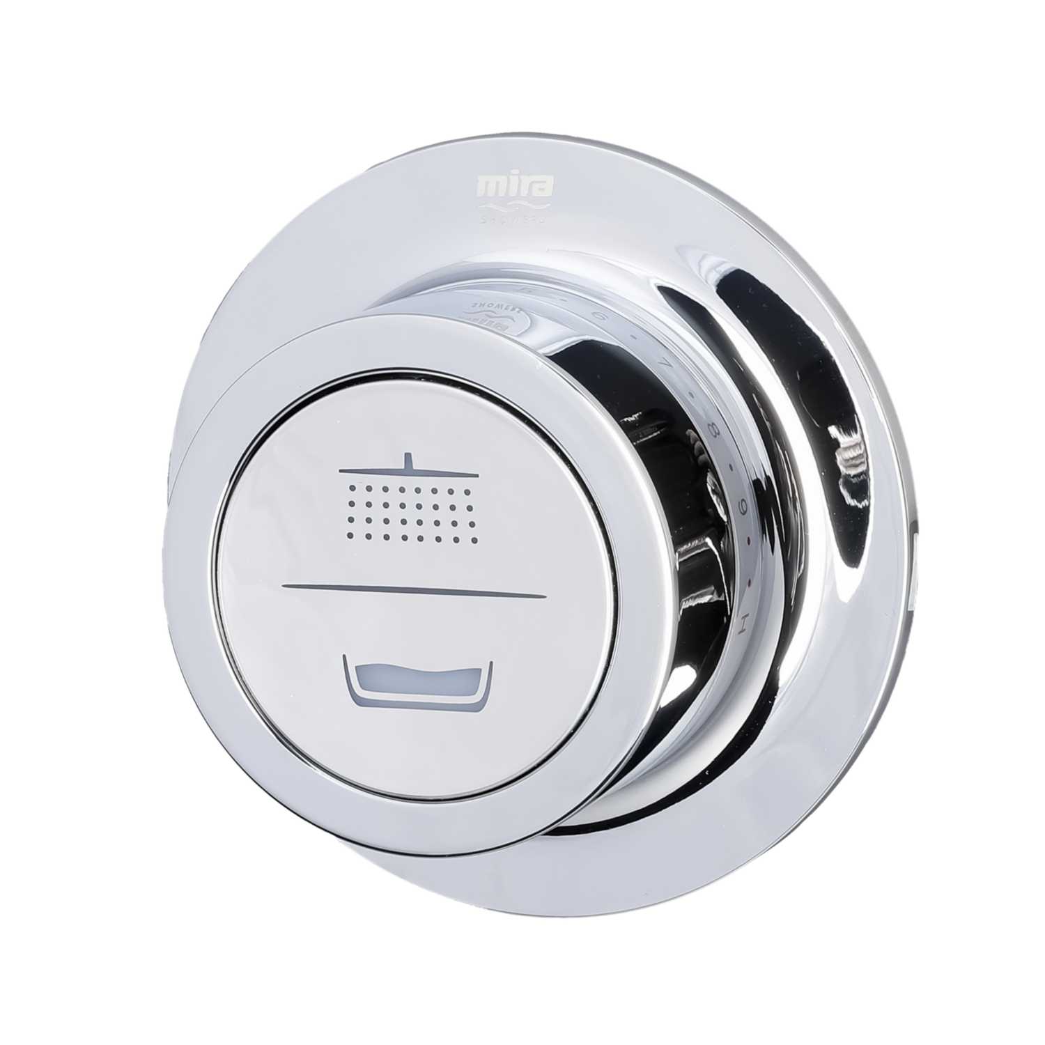 Mira Mode Dual Digital Ceiling Fed Shower Gravity Pumped App Controlled