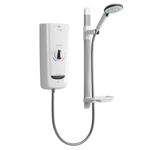 Mira 9.8kW Advance Thermostatic Electric Shower White / Chrome