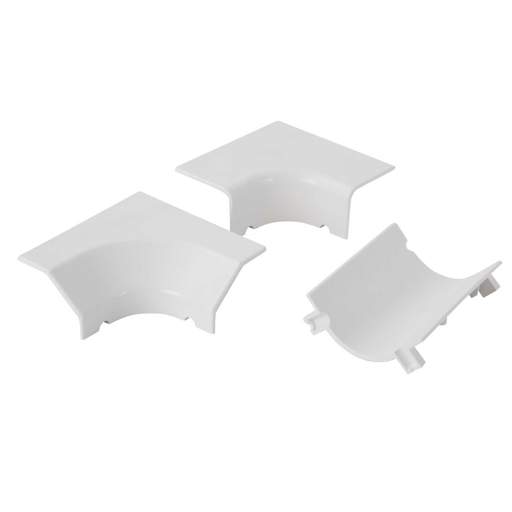Schneider Mita Cableline Internal Angle for Classic Profile White (Sold in 1's)