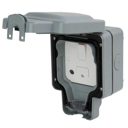 MK Masterseal Plus 13A DP Switched Fused Spur Weatherproof IP66 Grey