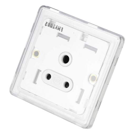 MK Dimensions 5A 1 Gang Unswitched Socket Module White