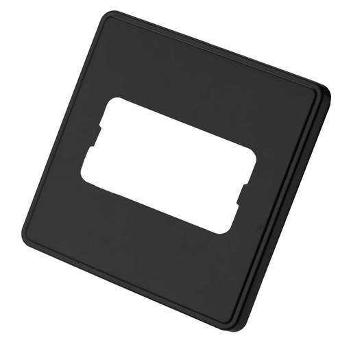 MK Dimensions 1 Gang 3 Module Switch / Fan Isolator Front Plate Matt Black