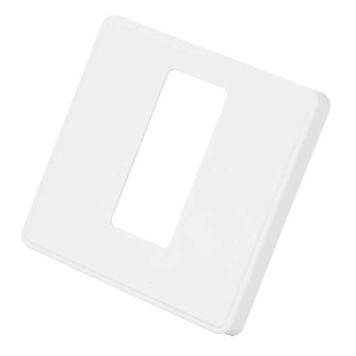 MK Dimensions 1 Gang 50A DP Switch with Neon Front Plate White