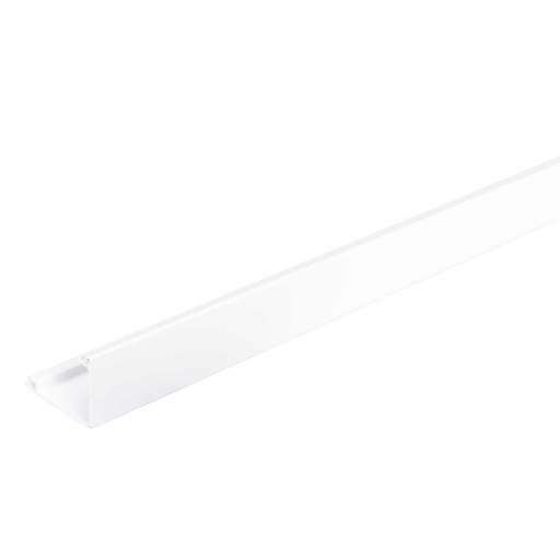 MK Prestige 3D Skirting Square Trunking Cover White (3m Length)