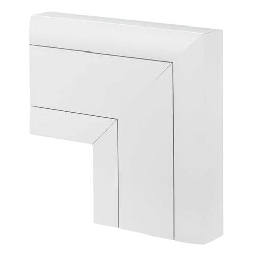 MK Prestige 3D Skirting Flat Angle Down White (Sold in 1's)