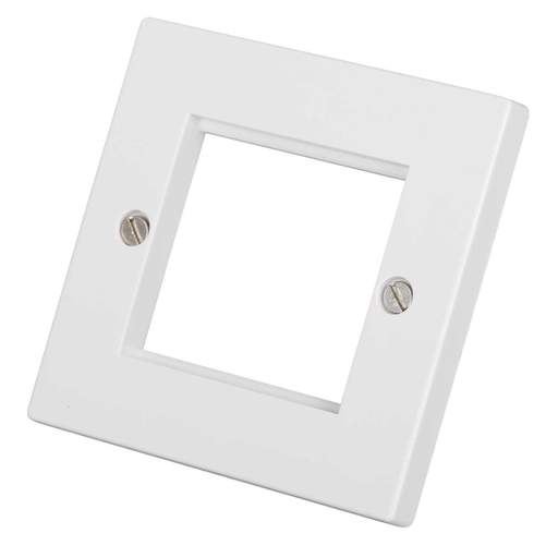 Knightsbridge 1 Gang 2 Euro Module Face Plate
