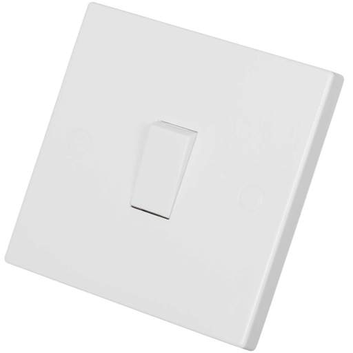 Knightsbridge 10A 1 Gang 1 Way Light Switch White