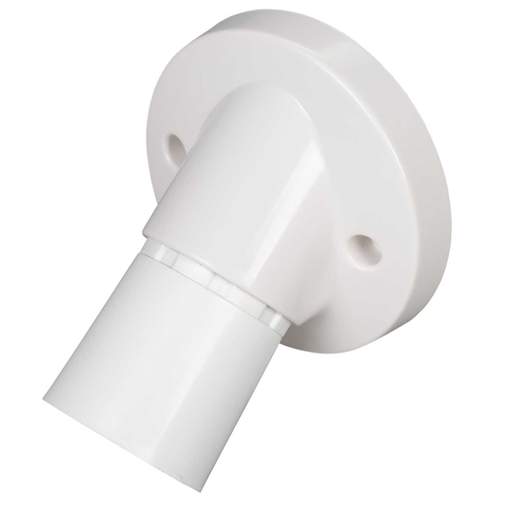 Knightsbridge BC Angled Batten Lampholder with Straight Short Skirt