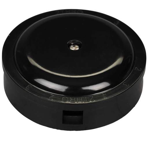 Knightsbridge 20A 4 Terminal Junction Box Black
