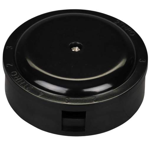Knightsbridge 30A 3 Terminal Junction Box Black