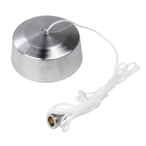Knightsbridge 10A 2 Way Pullcord Switch Brushed Chrome