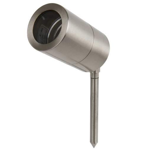 Knightsbridge 35W GU10 Lightweight Spike Light Stainless Steel IP65
