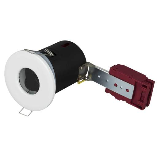 Knightsbridge 50W GU10 Fire Rated Downlight IP65 White