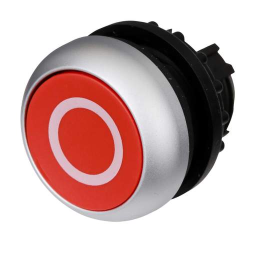 Moeller M22-D-R-X0 Flush Momentary Stop Pushbutton Red