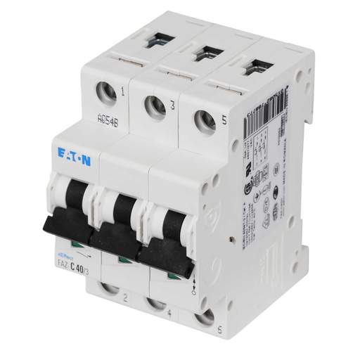 Moeller FAZ-C40/3 40A Triple Pole 15kA C Curve MCB