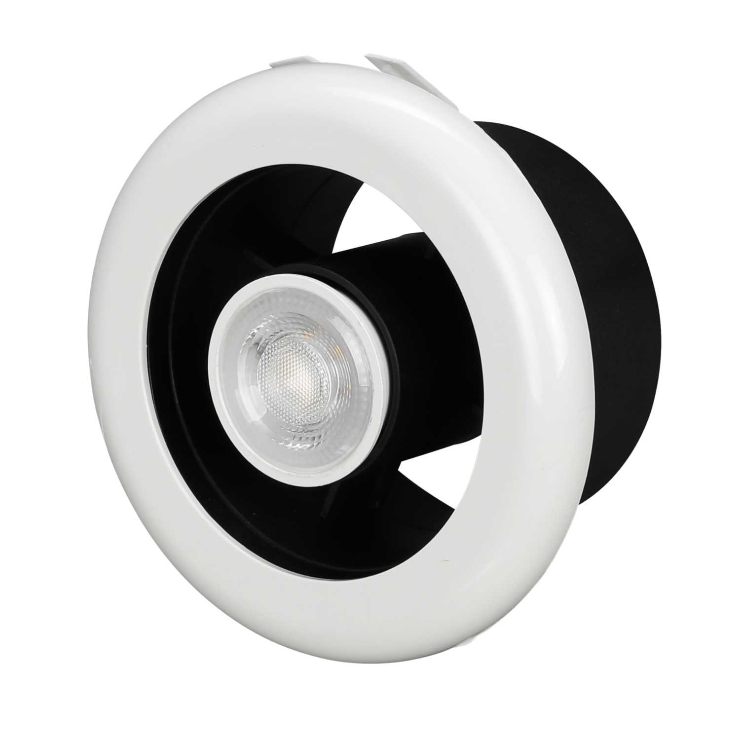 National Ventilation Monsoon 4" InDuct Mixed Flow Shower Fan / LED