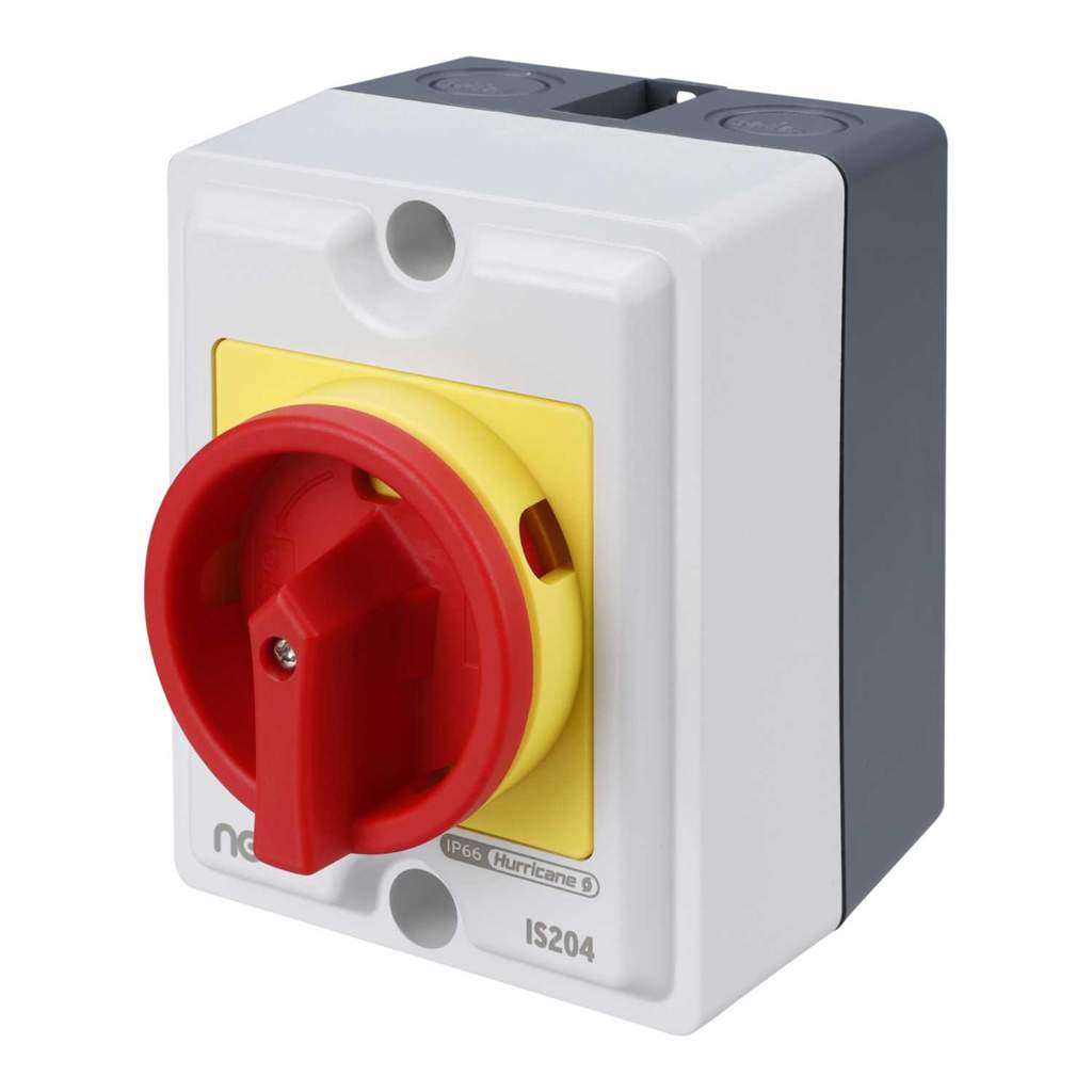 niko Niglon 20A 4 Pole Isolator Switch IP65 (IS204) | CEF
