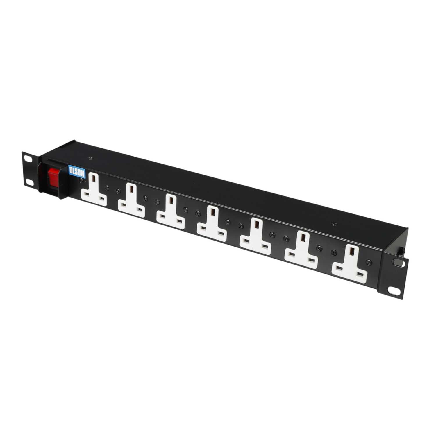 Olson 7 way 19 horizontal rack mounted pdu 13a1u 07 ms 13 cef