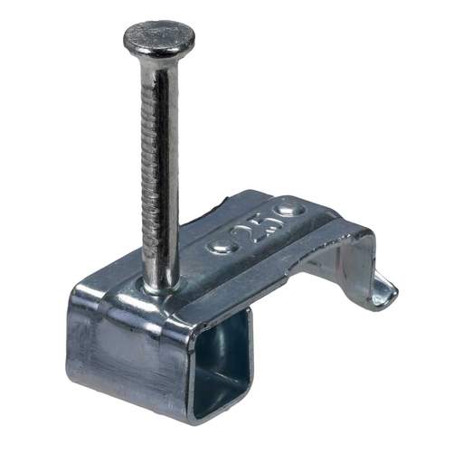 Olympic Fixings Fire Rated Steel 4mm² - 6mm² Twin and Earth Cable Clips (Pack of 100)