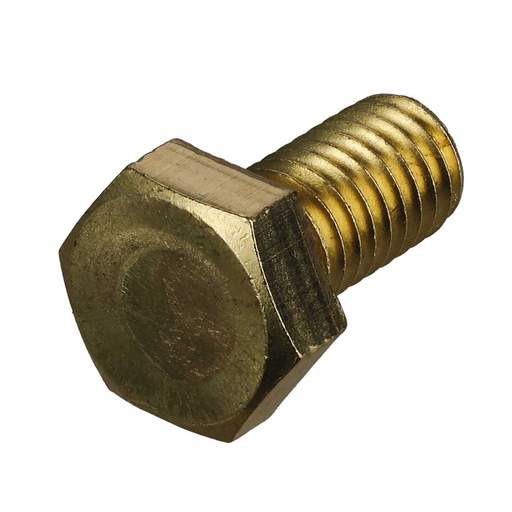 Olympic Fixings M6 x 12mm Hex Set Screw Brass (Sold in 1's)