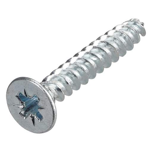 Olympic Fixings 10 x 1¼ Countersunk Twin Thread Screws BZP (Pack of 200)