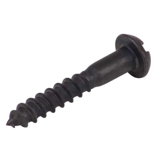 Olympic Fixings 8 x 1 Round Head Slot Woodscrews Black (Pack of 200)