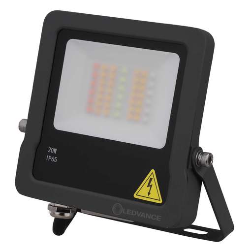LEDVANCE Smart+ Matter 20W LED RGBW Floodlight Dark Grey 3000K ...