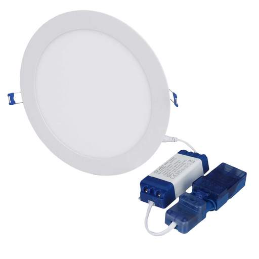 Ovia Alupanel 18W LED 225mm Non Dimmable IP44 Downlight 3000K