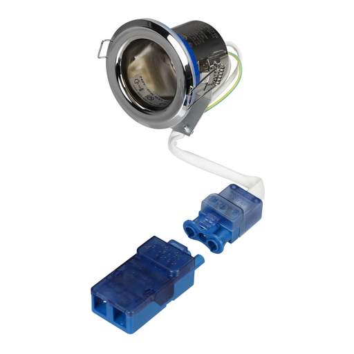 Ovia Flameguard GU10 Fixed Downlight Chrome