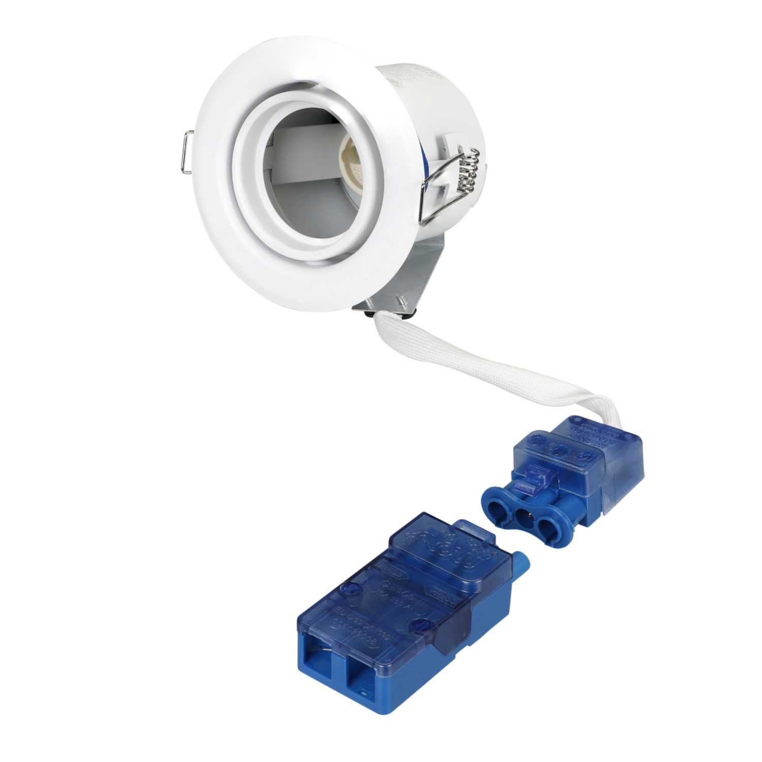 Ovia Flameguard GU10 Adjustable Downlight White (OVGU720WH) CEF