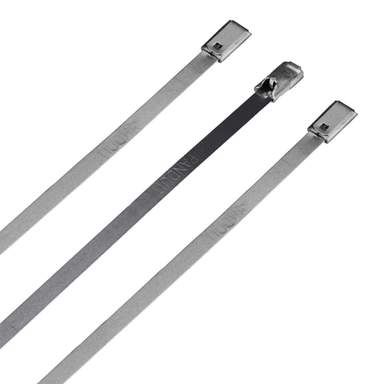 Panduit BT2M-M Kabelbinder Mit Metallzähnen – 201 Mm Lang, 2,4 Mm Breit, Naturfarben – Perfekt Für Stabile Kabelbündel