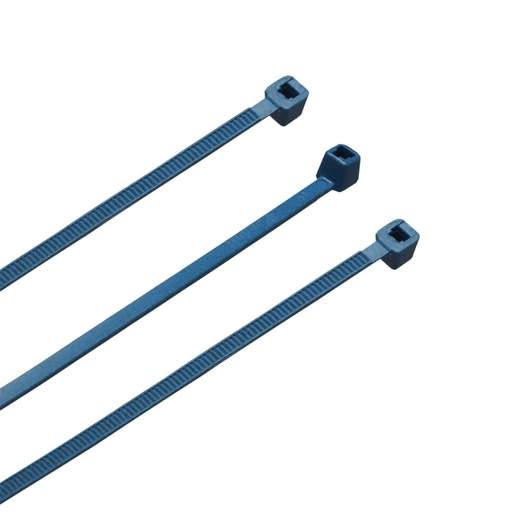 Panduit 100mm x 2.5mm Antimicrobial Metal Detectable Cable Ties Blue