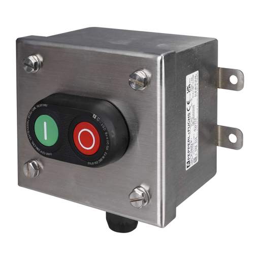 Pepperl & Fuchs 2 Way Pushbutton Ex Control Station Stainless Steel