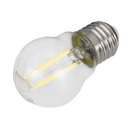 Philips CorePro 6.5W ES LED Non Dimmable Filament Golf Ball Lamp 2700K