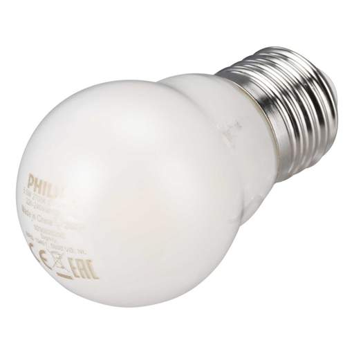 Philips CorePro 6.5W ES LED Non Dimmable Golf Ball Lamp Opal 2700K