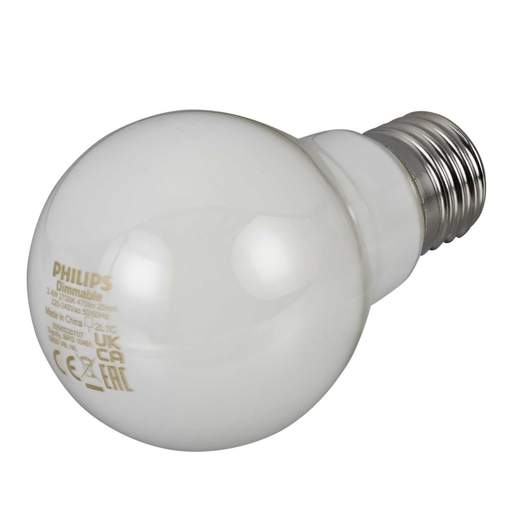 Philips Master Value 3.4W ES LED Dimmable GLS Lamp Opal 2700K