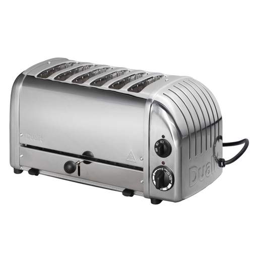 Dualit 6 Slice Vario Toaster Polished Stainless Steel