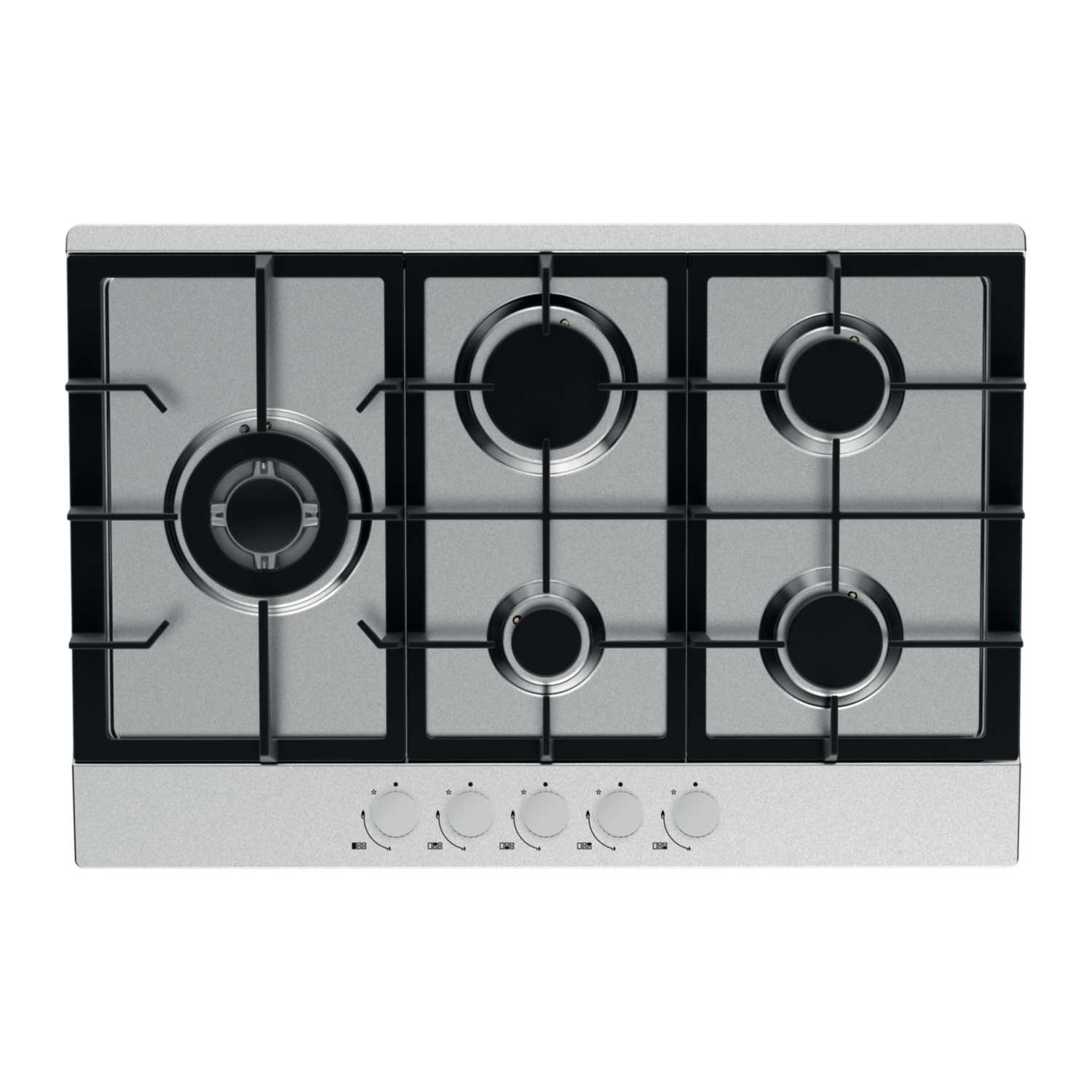 Statesman 75cm 5 Zone Gas Hob Stainless Steel (GH75SS) CEF