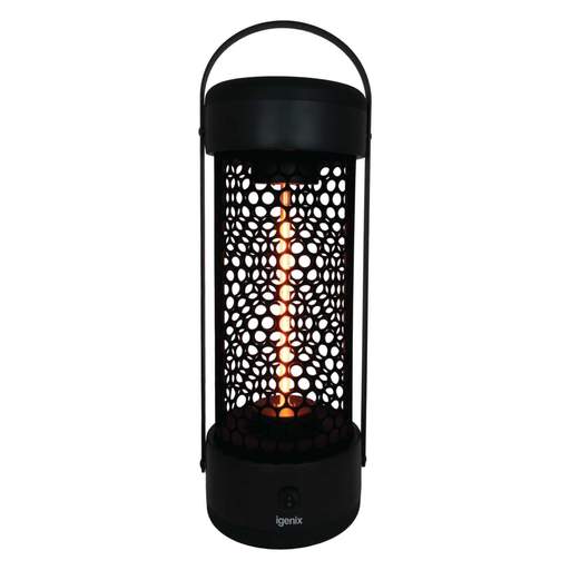 Igenix 1200W Portable Patio Tower Heater Black