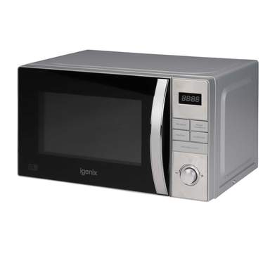 Igenix 20L 800W Digital Solo Microwave Stainless Steel (IGM0821SS
