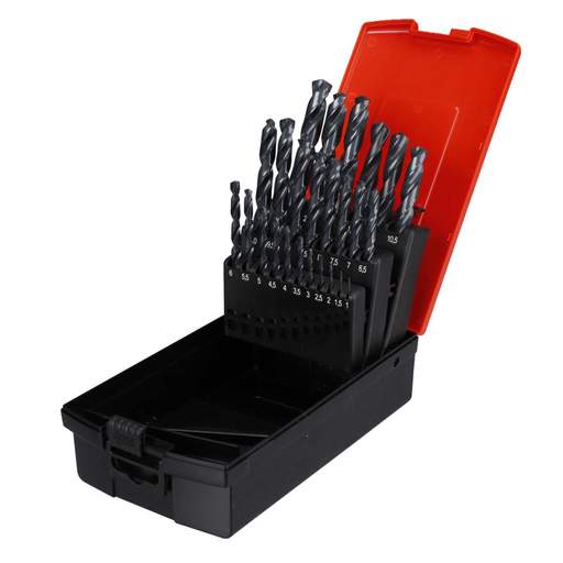 Pioneer Tools 19 Piece 1mm to 10mm Mixed HSS Drill Bit Set