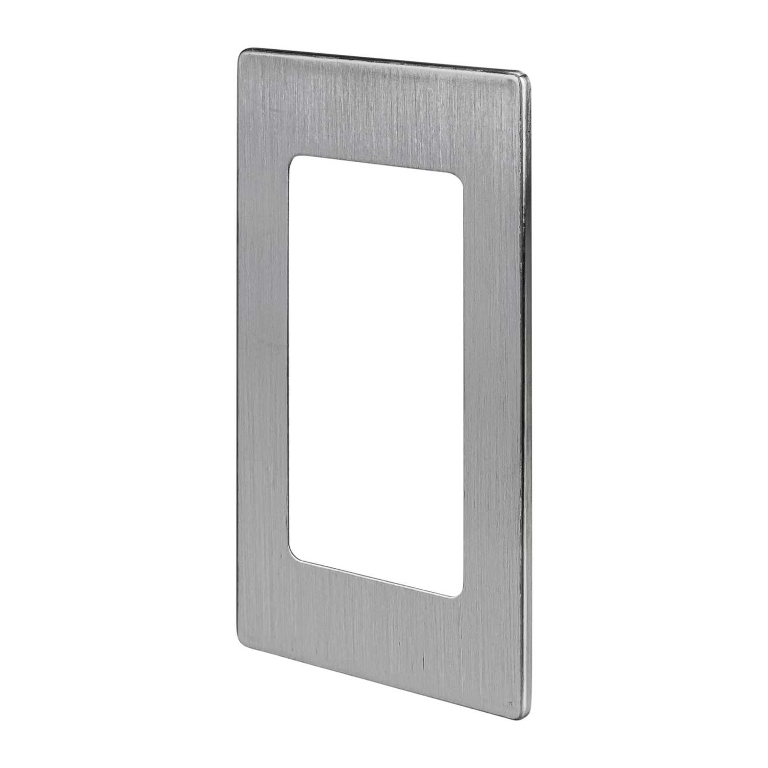 Proofvision Electric Toothbrush Charger / Shaver Socket Face Plate Brushed Stainless Steel (PV11