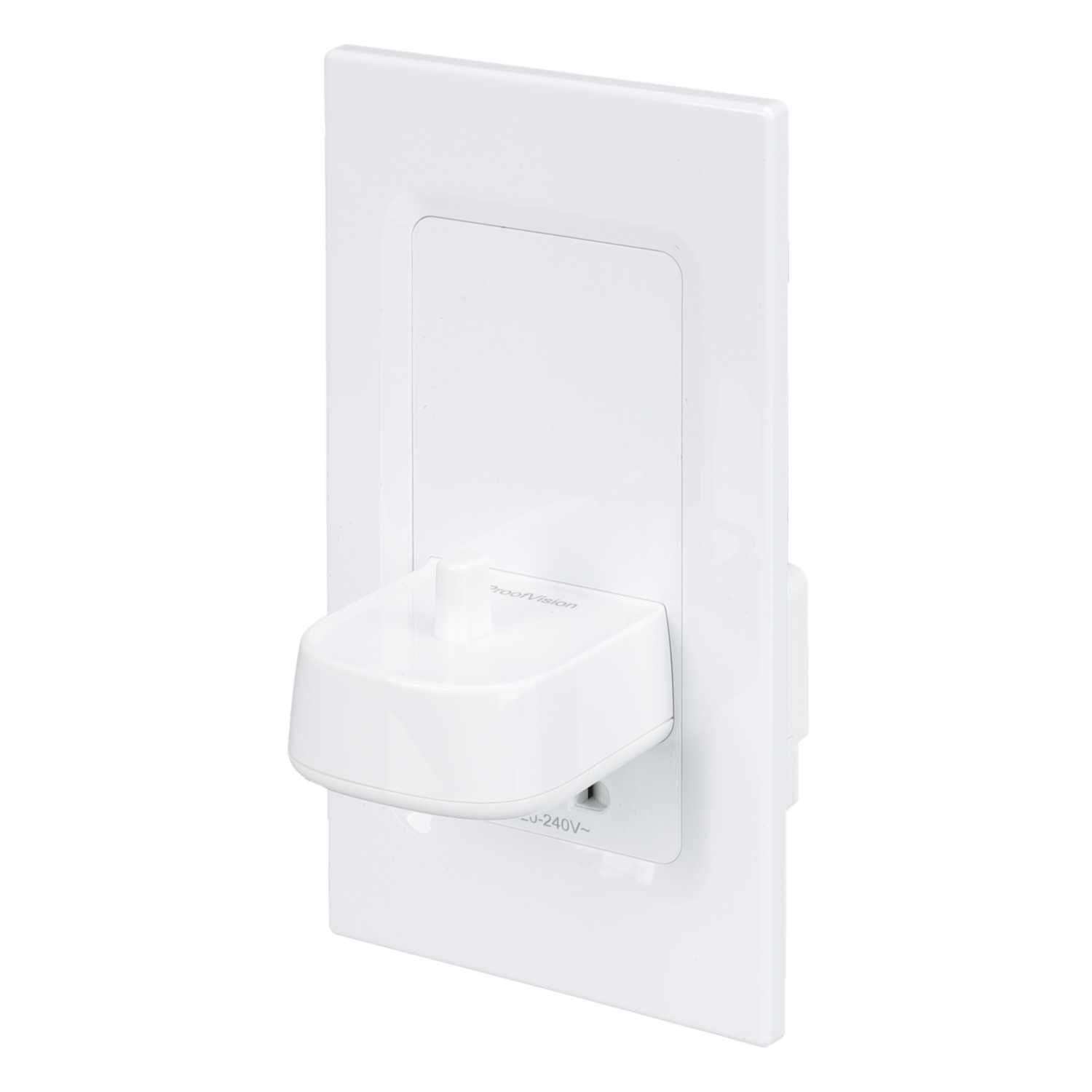 Proofvision Electric Toothbrush Charger and Shaver Socket White (PV12P