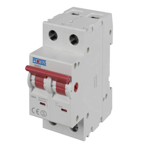 Proteus 100A Double Pole Isolator