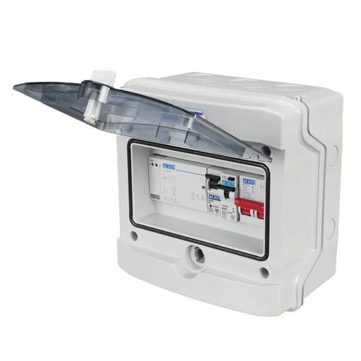Proteus EV 40A 16kA EV Distribution Boards with PME Fault Detection IP65