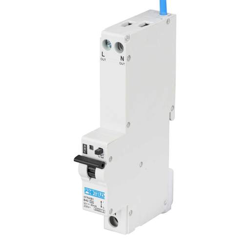 Proteus 40A Double Pole 1 Module Bidirectional B Curve 6kA 30mA Type A AFDD / RCBO
